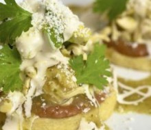 Sopes de pollo